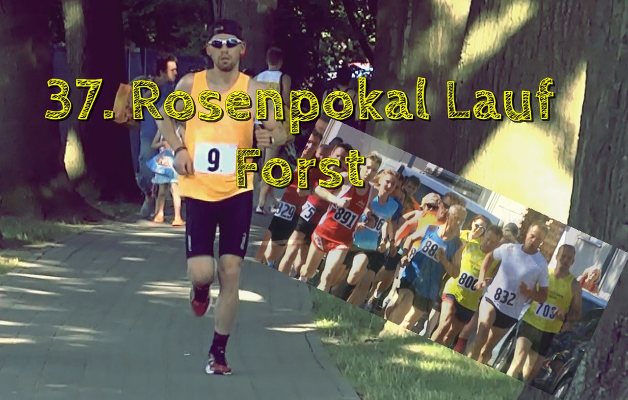 Hier sehen Sie Sören Lehmann während des Laufens beim Rosenpokallauf 2015