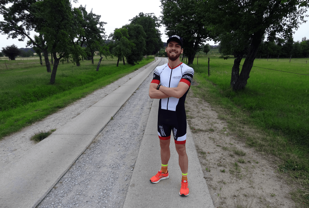 Sören als Teammitglied des 21run.com Triathlon Teams