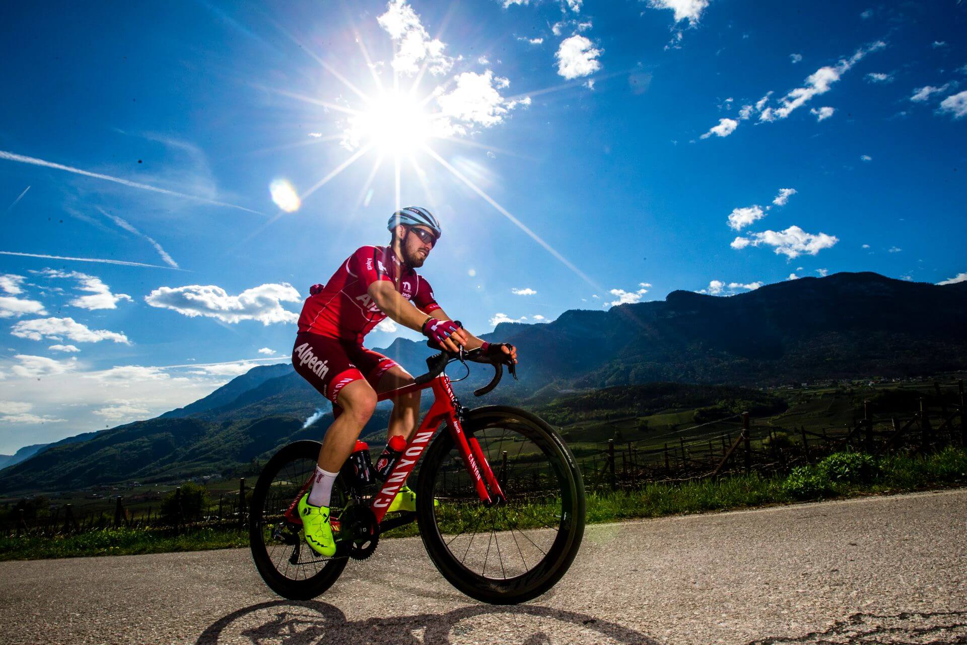 Sören beim Alpecin Traininglslager 2017