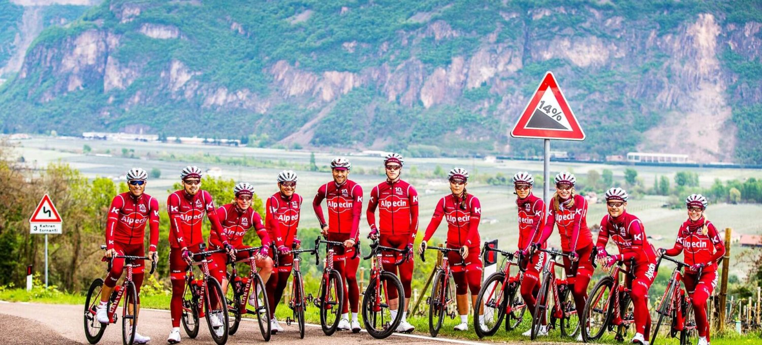 das Team Alpecin in Kaltern 2017
