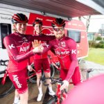 Ein Teil des Gran Fondo Teams 2017 bei Werbeufnahmen