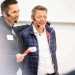 Daniel Beck und Jörn als Moderatoren